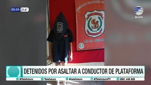 Detenidos por asaltar a conductor de Bolt en Asunción
