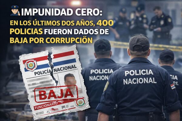 Impunidad Cero: En los últimos 2 años, 400 policías fueron dades de baja por corrupción