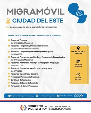 MigraMóvil inicia el 2026 en CDE y apunta a procesar miles de trámites migratorios - ADN Digital