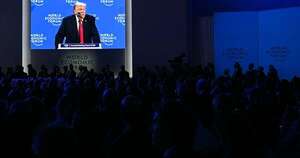 La Nación / Trump sacude Davos: “Es como un festival de rock”