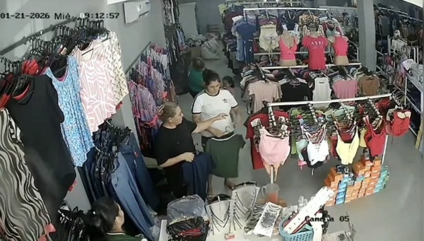 Cámaras captan a presuntas descuidistas en local comercial de Horqueta - Concepción al Día