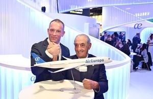 Air Europa presenta el pedido en firme para incorporar hasta 40 A350-900 a su flota
