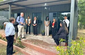 Ministro Martínez Simón verificó servicios judiciales en Carmelo Peralta y Puerto Casado