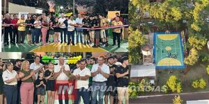 INAUGURAN PLAZA CURUPAYTY Y LANZAN LA 3° EDICIÓN DE “MI BARRIO, MI PASIÓN”