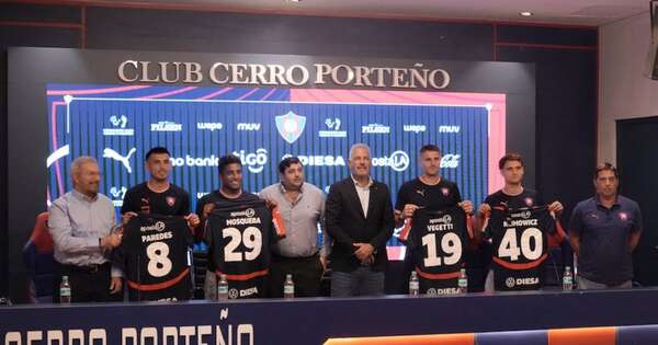 La Nación / El Ciclón presentó a sus 4 nuevas figuras