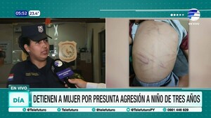 Detienen a mujer por presunta agresión a niño de tres años