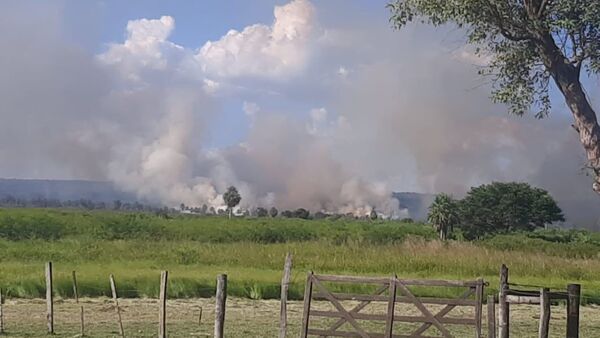 Nuevo incendio en zona de Ruta Luque-Samber consume cerca de 30 hectáreas