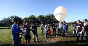 La Nación / Lanzamiento del primer globo sonda: “El paraguayo ha demostrado que sí puede”