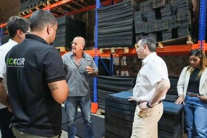 Del residuo a la exportación: Ecocur transforma neumáticos en productos de alto valor y conquista mercados regionales - La Tribuna