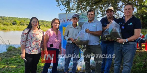 PISCICULTORES DE LA PAZ IMPULSAN SU ECONOMÍA CON ALEVINES ENTREGADOS POR YACYRETÁ