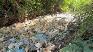 Arroyo del barrio San Roque convertido en un vertedero - Concepción al Día