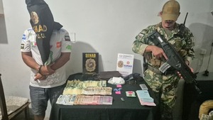 SENAD captura a traficante de cocaína para el microtráfico en Asunción