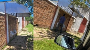 Un mingitorio en la vereda sorprende a vecinos de Iturbe