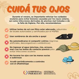 Cuidar los ojos del sol y las pantallas ayuda a prevenir daños en la visión
