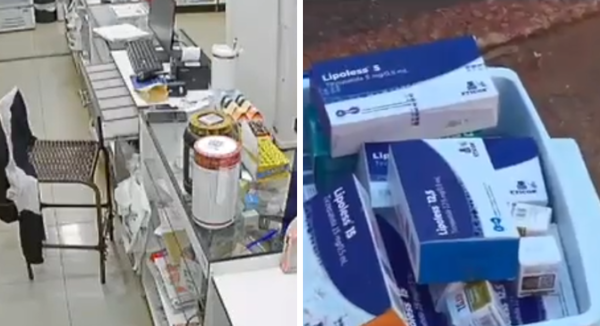 Así atracaron una farmacia en Ciudad del Este - SNT