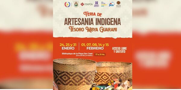 GOBERNACIÓN DE ITAPÚA PROMUEVE LA FERIA DE ARTESANÍA INDÍGENA EN ENCARNACIÓN