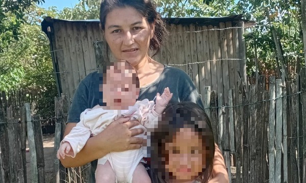 Familia solicita ayuda solidaria para madre en situación de calle con dos hijos en Coronel Oviedo - OviedoPress