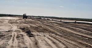 Realizan las primeras intervenciones en el acceso al puente de la Bioceánica