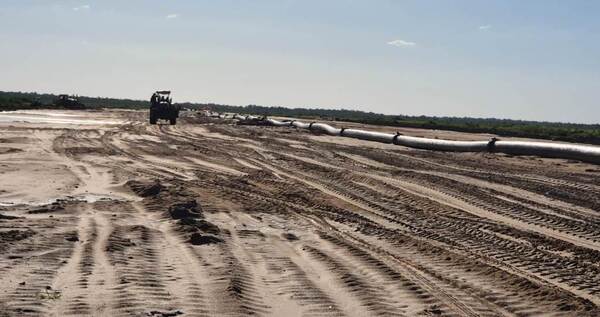 Realizan las primeras intervenciones en el acceso al puente de la Bioceánica