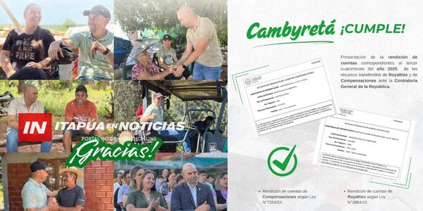 CAMBYRETÁ PRESENTÓ RENDICIÓN DE CUENTAS DEL TERCER CUATRIMESTRE DE 2025