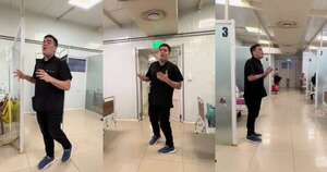 La Nación / Viral: show sorpresa del doctor cantante emocionó a todos en hospital de CDE