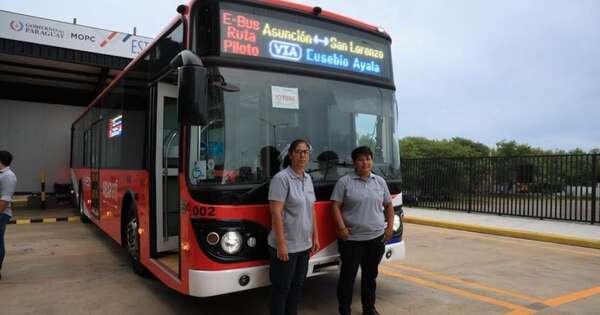 La Nación / Idalina Peralta, conductora del bus eléctrico: “Las mujeres tenemos un trato especial”