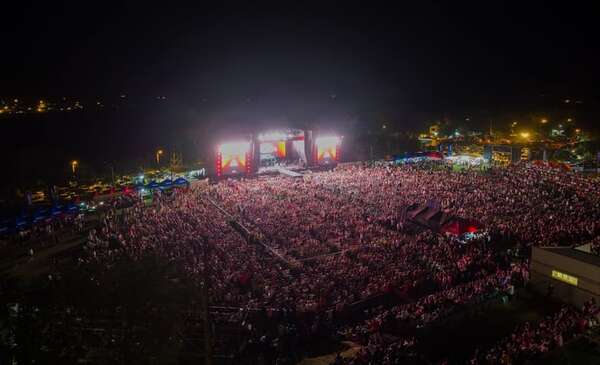 Festival del Ykua Bolaños 2026 reunió a unas 14.000 personas en Caazapá - Nacionales - ABC Color