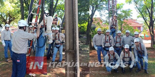 ANDE CAPACITA A APRENDICES EN OPERACIONES DE REDES DE DISTRIBUCIÓN.