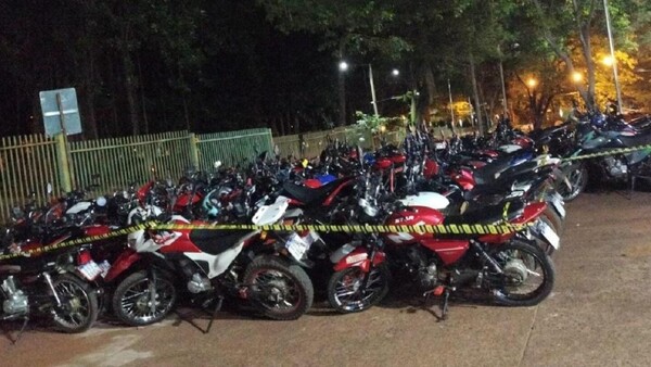 Operativo de control deja casi un centenar de motocicletas incautadas en Ciudad del Este