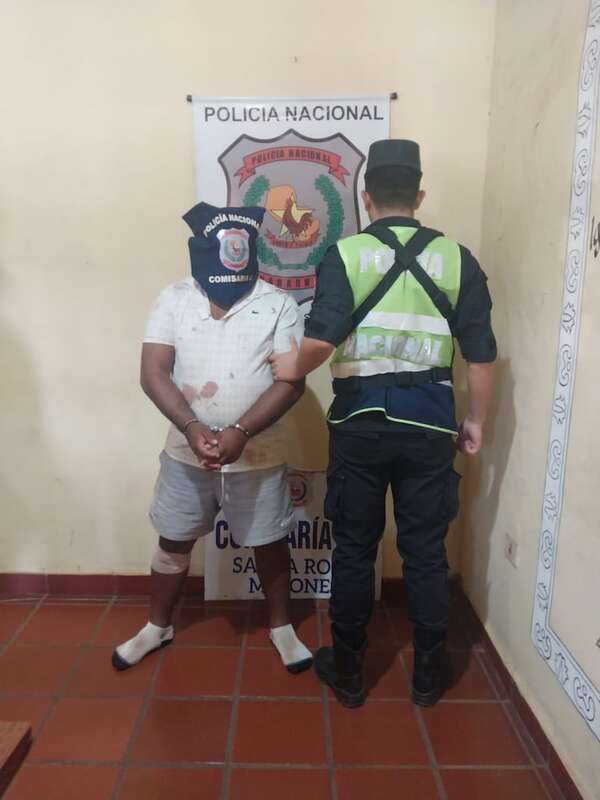 Detienen a hombre por alterar el orden público y resistirse a la Policía - Policiales - ABC Color