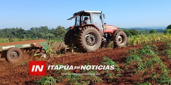 NUEVA ALBORADA IMPULSA LA PRODUCCIÓN LOCAL CON TRABAJOS DE RASTRONEADA