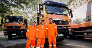 La Nación / Incorporan nueve camiones para recolección de residuos en San Bernardino