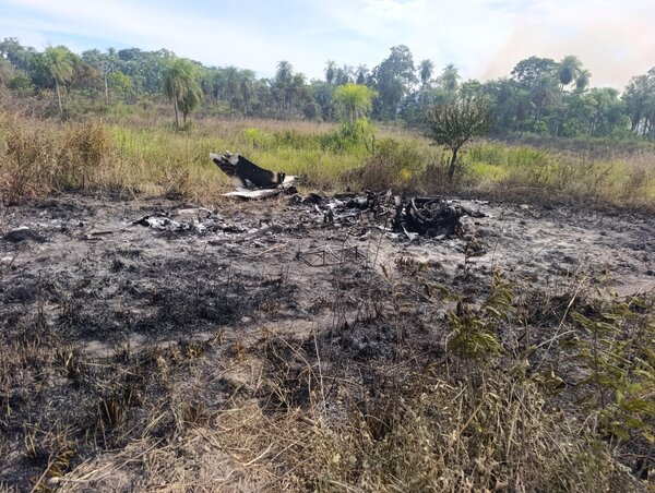 Fuerza Aérea confirma que aeronave incinerada en Concepción realizó vuelo irregular desde Bolivia