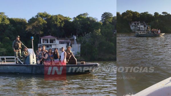 NAUFRAGIO DE EMBARCACIÓN ARGENTINA EN EL RÍO PARANÁ TERMINA SIN VÍCTIMAS