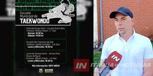 AMPLÍAN LA OFERTA DEPORTIVA CON INSCRIPCIONES A LA ESCUELA DE TAEKWONDO