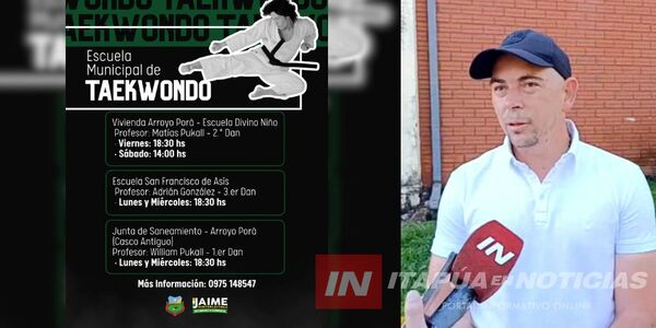 AMPLÍAN LA OFERTA DEPORTIVA CON INSCRIPCIONES A LA ESCUELA DE TAEKWONDO