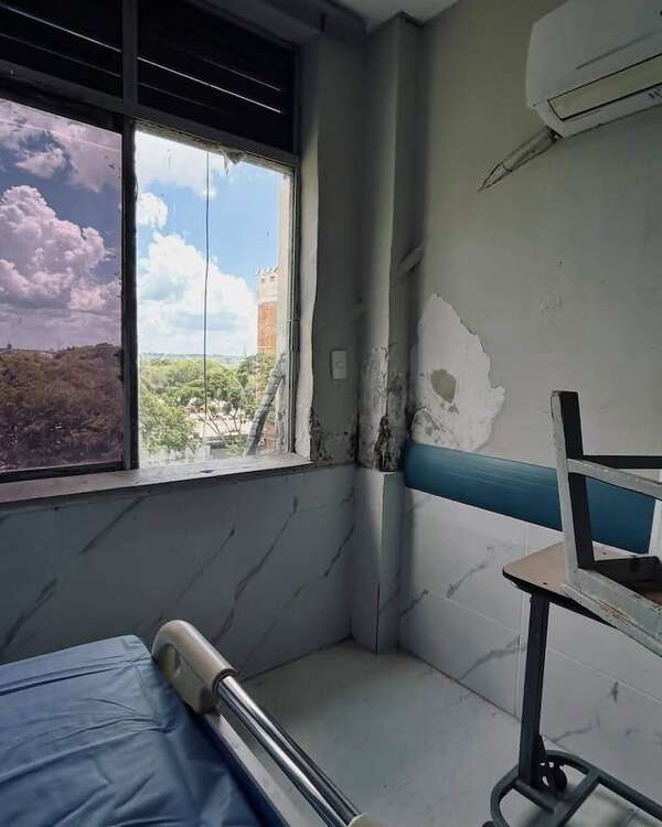 Asegurados del IPS denuncian crítica situación edilicia del Hospital Central - Nacionales - ABC Color