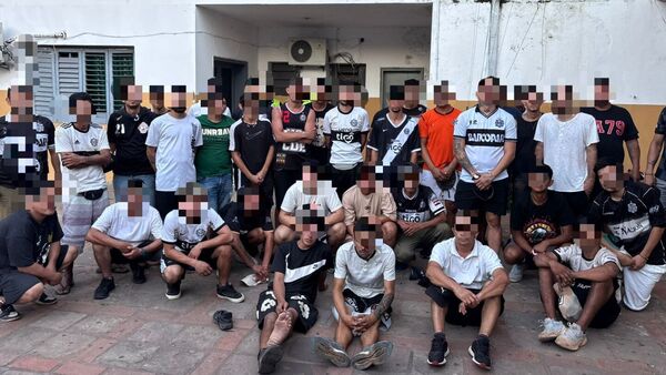 Despliegue en Olimpia vs. Guaraní deja 1 detenido, 41 hinchas y 14 trabajadores informales demorados