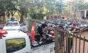 Controles en Ciudad del Este dejan 175 motocicletas incautadas por diferentes irregularidades - ABC en el Este - ABC Color