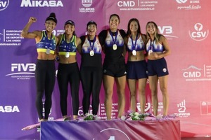Paraguay conquista Los Andes: oro y bronce en el inicio del Circuito Sudamericano de Voley Playa