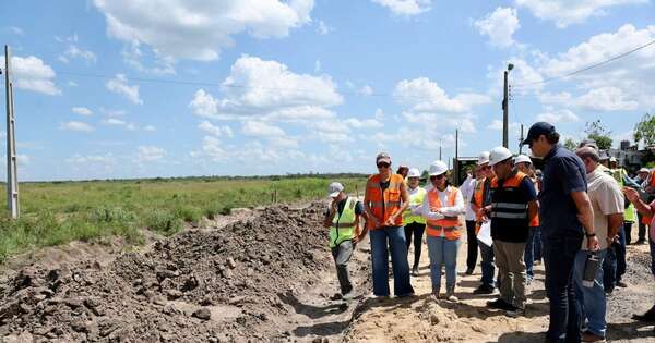 La Nación / Pilar avanza con obras de alcantarillado y desagüe de la Defensa Costera