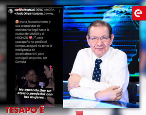 Carlos Martini, el conductor que perdió la pulseada por amor - Canal-E