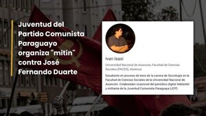 Militantes del Partido Comunista organizan “mitín” contra José Fernando Duarte - El Trueno