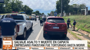 Asesinan a extranjero durante violento asalto en Capiatá