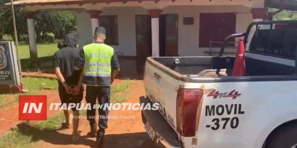 APREHENDEN A JOVEN POR SUPUESTO HECHO DE VIOLENCIA FAMILIAR EN ENCARNACIÓN