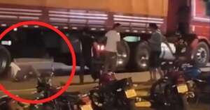 La Nación / Katueté: joven que peleaba se salvó de morir aplastado por un camión