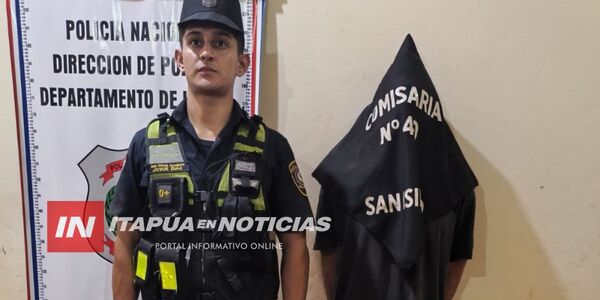 APREHENDEN A HOMBRE POR SUPUESTA TENTATIVA DE HURTO AGRAVADO EN ENCARNACIÓN