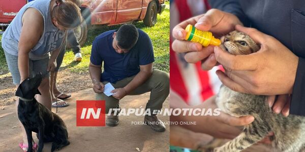EXITOSA JORNADA DE CUIDADO ANIMAL EN ARROYO PORÁ
