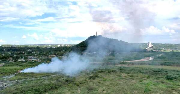 La Nación / Incendio de magnitud en la Costanera Sur
