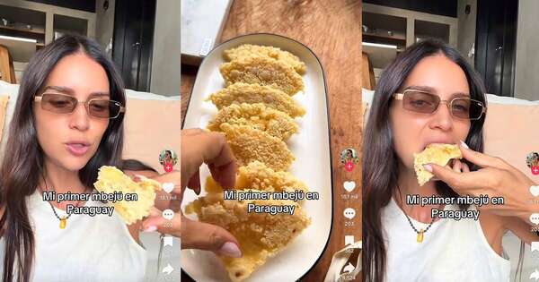 Diario HOY | Zaira Nara vino a Paraguay, probó el mbejú y le encantó: “¡Está calentito!”